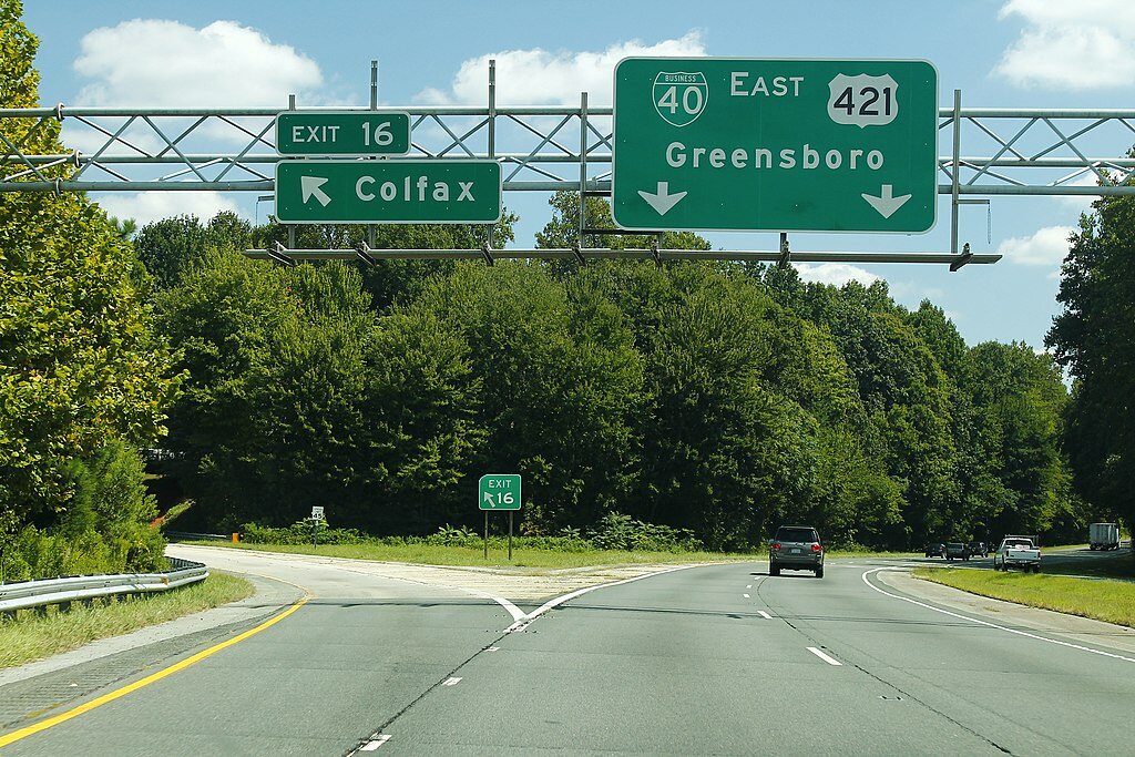 Colfax Road Sign